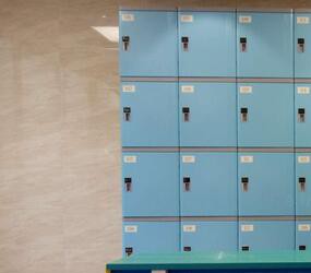 广州力美健健身房ABS储物柜