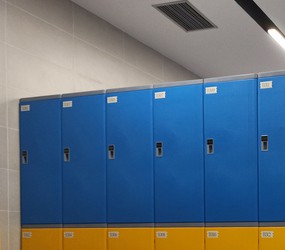 重庆体育馆ABS更衣柜