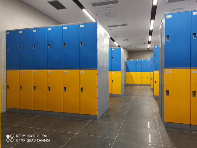 重庆体育馆ABS更衣柜
